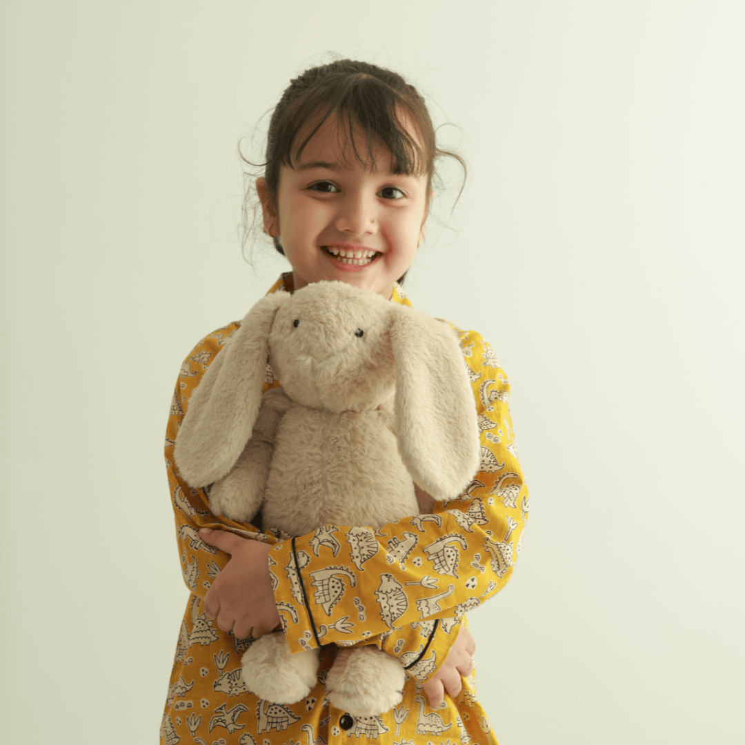 Zoey night suit Jurrasic Glow Kids Night Suit (Cotton Cambric)