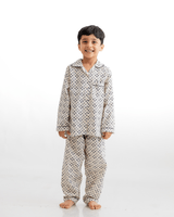 Zoey night suit Little Leaflet Cotton Night Suit