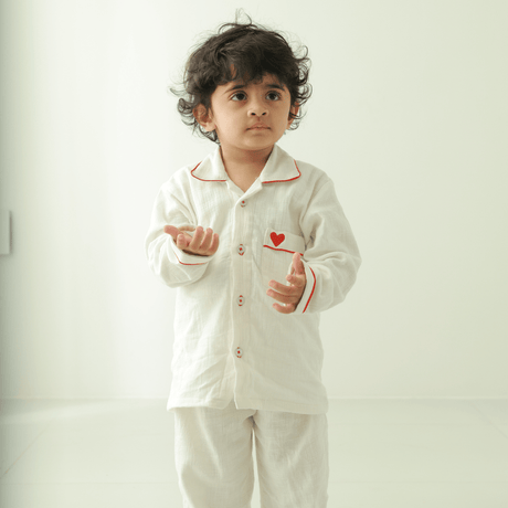 Zoey night suit Little Love Cotton NightSuit ❤️ (Valentine's Day Limited Edition)