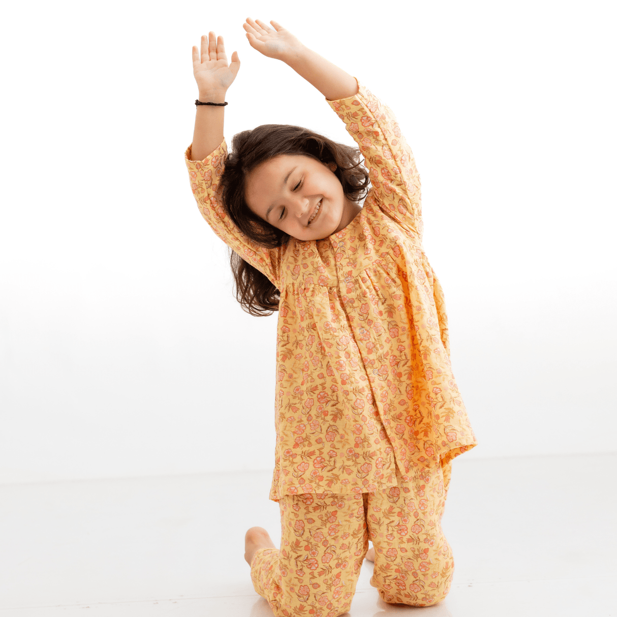Zoey night suit Little Miss Marigold Muslin Girls Night Suit