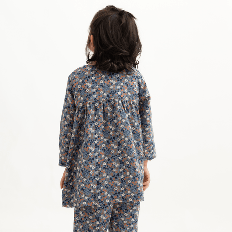Zoey night suit Midnight Garden Muslin Kids Night Suit for Girls