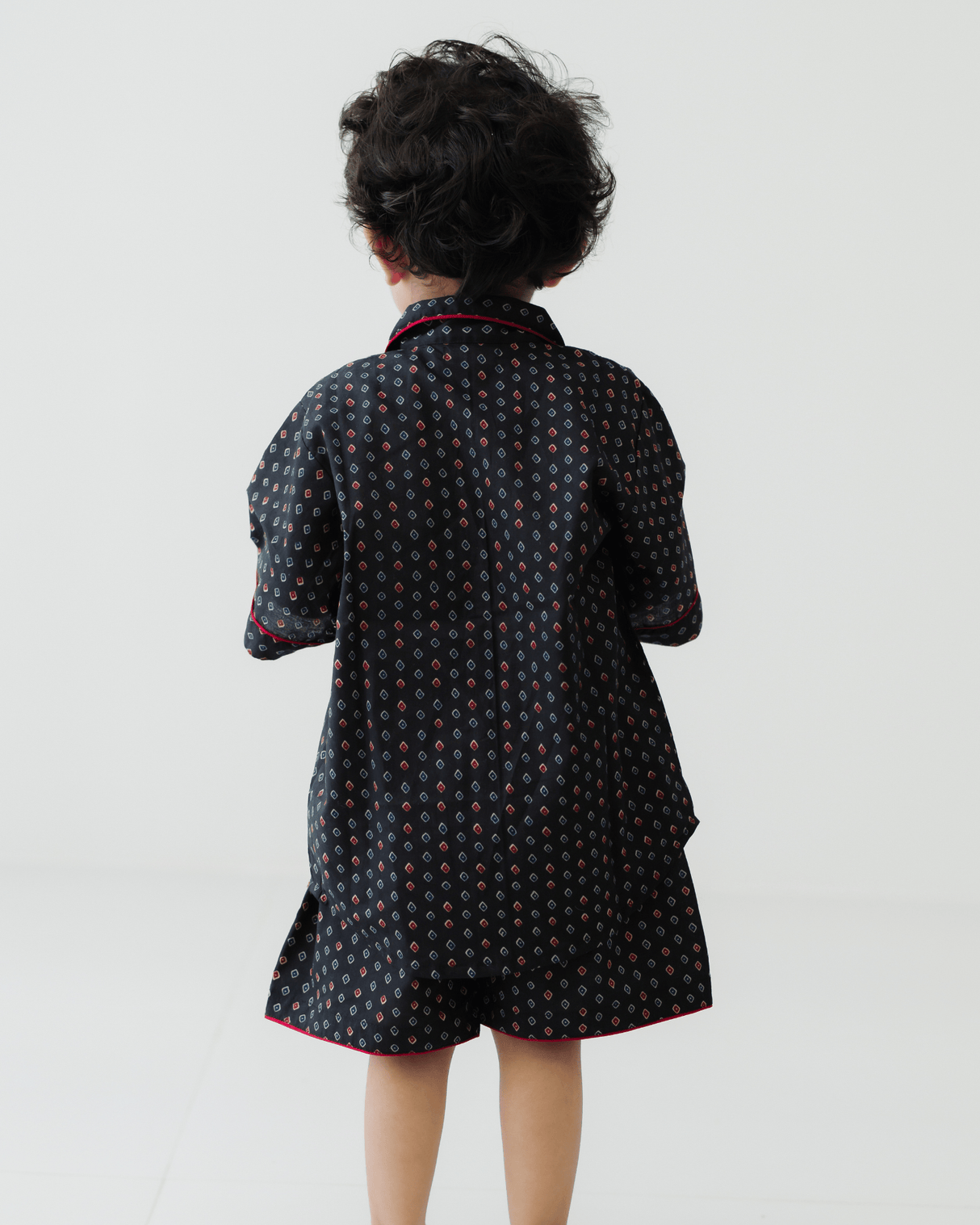 Zoey night suit Midnight Moodboard (Premium Cotton Nightwear)