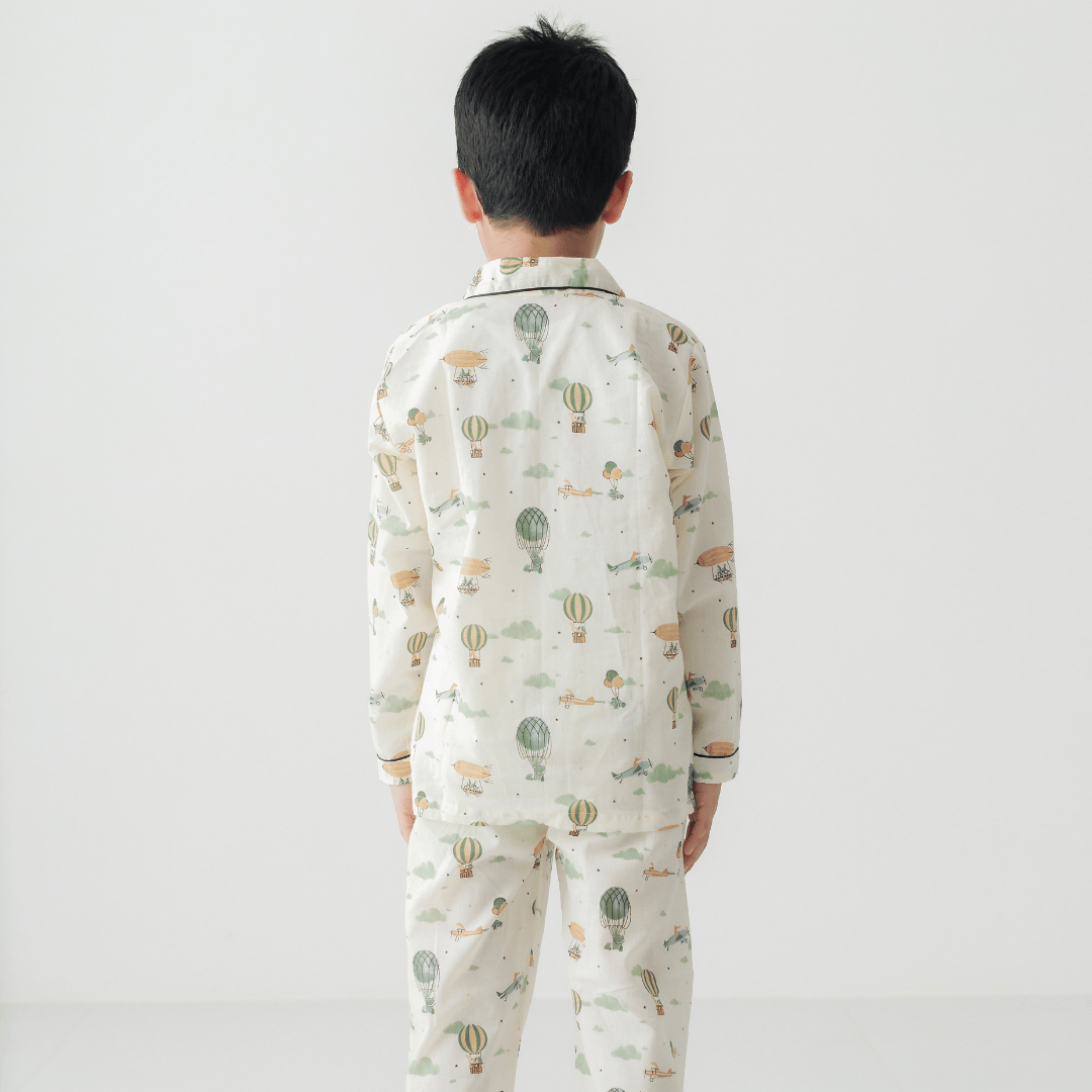 Zoey night suit Miles & Smiles Kids Night Suit (Personalised)