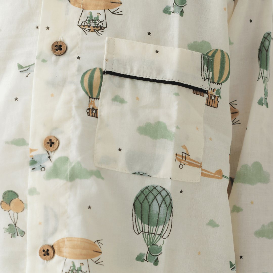 Zoey night suit Miles & Smiles Kids Night Suit (Personalised)