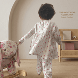 Zoey night suit Morning Cuddles Muslin Girls Night Suit