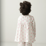 Zoey night suit Morning Cuddles Muslin Girls Night Suit