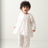 Zoey night suit Morning Cuddles Muslin Girls Night Suit