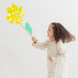 Zoey night suit Paper Plane Dreams Kurta Style Night Suit - YELLOW (Pure Voile Cotton)