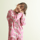 Zoey night suit Starlight Zebra Kids Night Suit (Cotton Cambric)