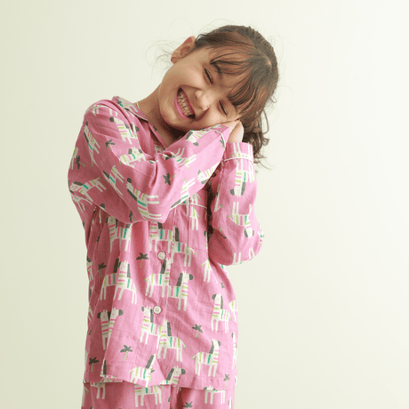 Zoey night suit Starlight Zebra Kids Night Suit (Cotton Cambric)
