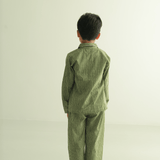 Zoey night suit Stripe Story Kids Night Suit (Cotton Cambric)