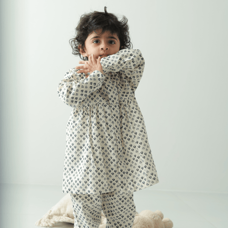 Zoey night suit Sukoon Cotton Girls Night Suit