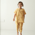 Zoey night suit Sunehri Snuggles Muslin Nightsuit (Short Sleeves)