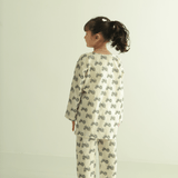 Zoey night suit Tractor Trooper Kurta Style Night Suit - (Cambric Cotton)