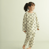 Zoey night suit Tractor Trooper Kurta Style Night Suit - (Cambric Cotton)