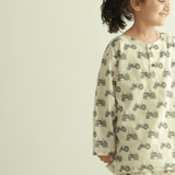 Zoey night suit Tractor Trooper Kurta Style Night Suit - (Cambric Cotton)