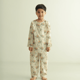 Zoey night suit Trunk Tales Kurta Style Night Suit - (Cambric Cotton)