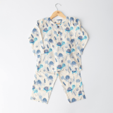 Zoey night suit Turtle Lagoon Kurta Style Night Suit - (Personalised)