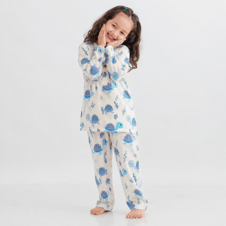 Zoey night suit Turtle Lagoon Kurta Style Night Suit - (Personalised)