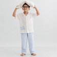Zoey night suit Whale Hello Kids Night Suit (Personalised)
