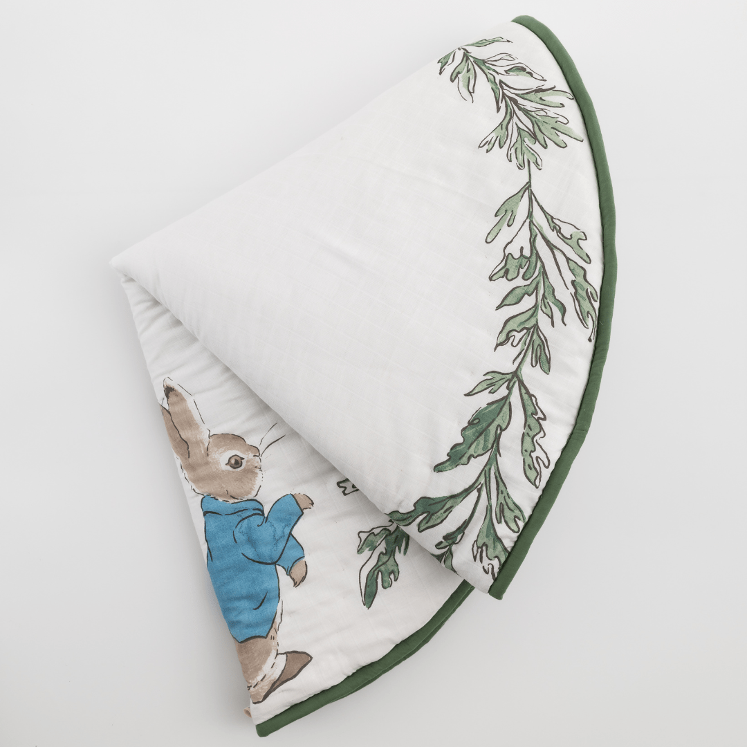 Zoey playmat Bunny Meadow Muslin Baby Playmat