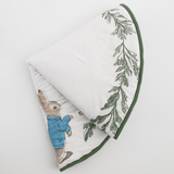 Zoey playmat Bunny Meadow Muslin Baby Playmat