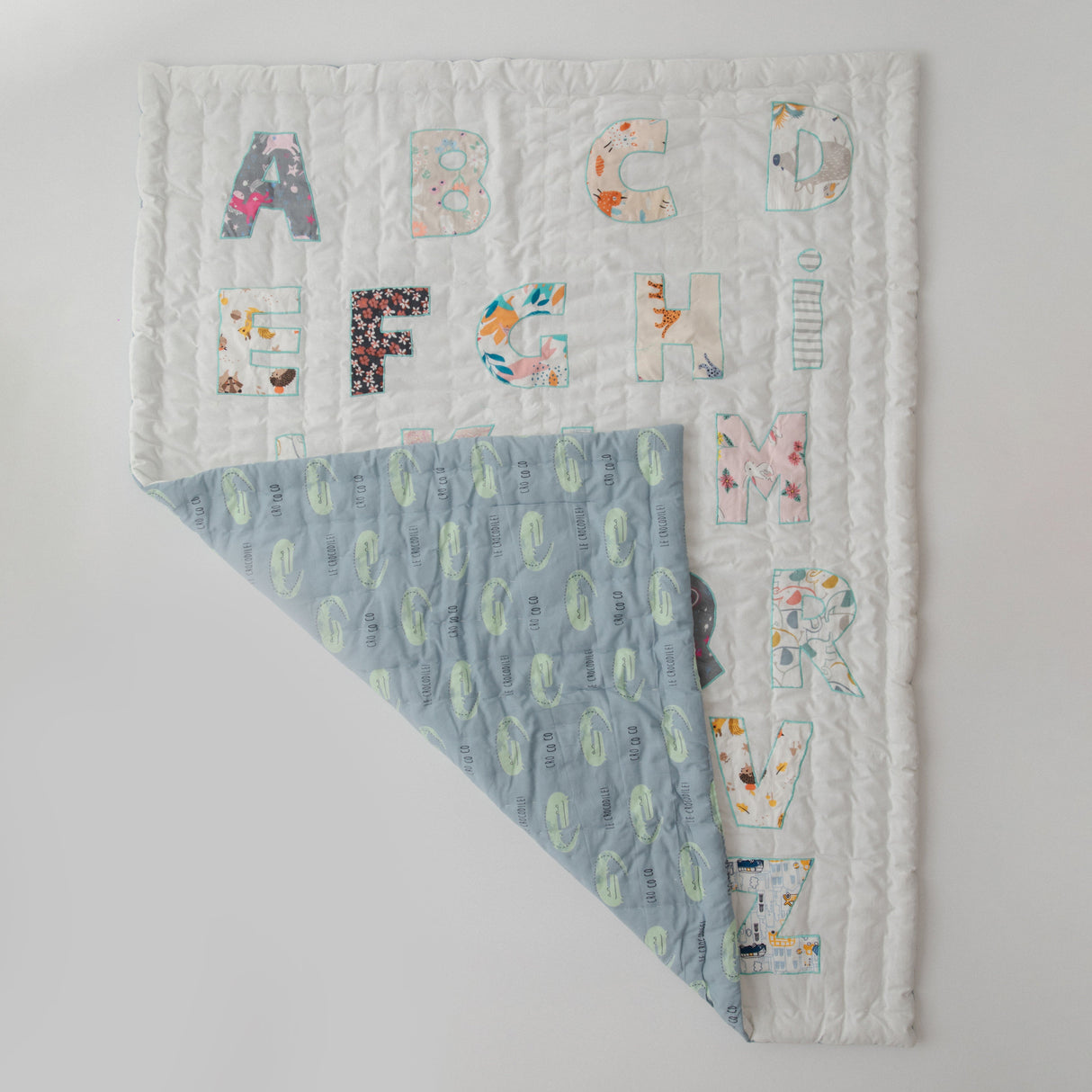 Zoey Quilt Captain Croc Alphabet Baby Quilt