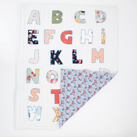 Zoey Quilt London Lane Alphabet Baby Quilt