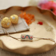 Zoey Rakhi Hand Embroidered Heirloom Bloom Rakhi