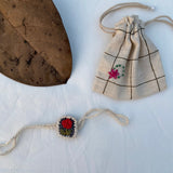 Zoey Rakhi My He-Rose Crochet Rakhi (First Rakshabandhan)