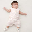 Zoey romper Blushy Blooms Double Layer Muslin Romper/Jumpsuit/Playsuit