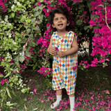 Zoey romper Carnival Confetti - Double Layer Muslin Romper