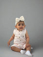 Zoey romper Delicate Dahlia Double Layer Muslin Romper/Jumpsuit/Playsuit