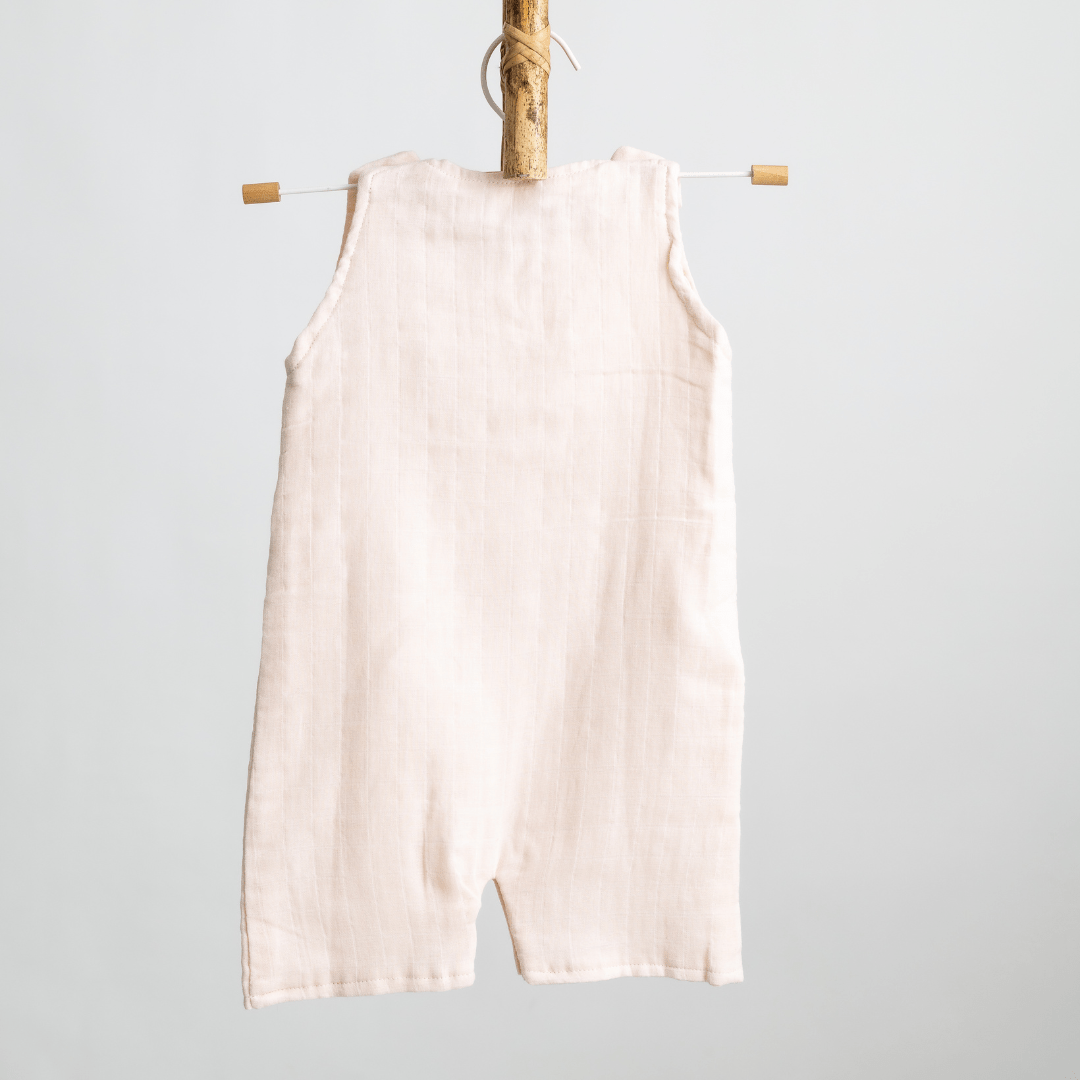 Zoey romper Delicate Dahlia Double Layer Muslin Romper/Jumpsuit/Playsuit