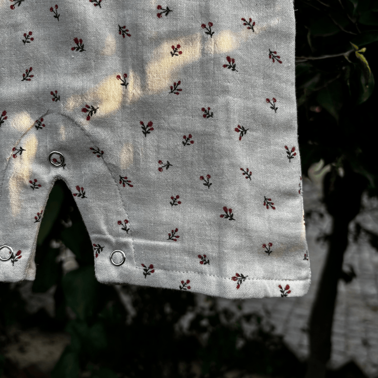 Zoey romper Earthy Bloom Muslin Romper/Jumpsuit/Onesie