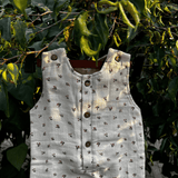 Zoey romper Earthy Bloom Muslin Romper/Jumpsuit/Onesie