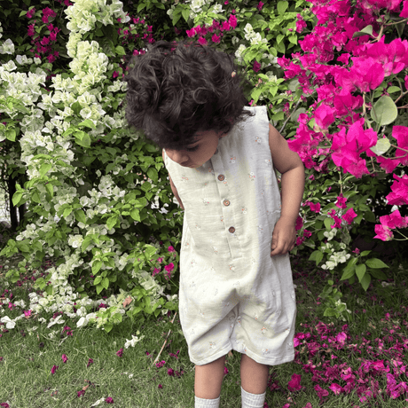 Zoey romper Florence - Double Layer Muslin Romper