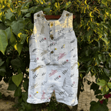 Zoey romper Forest Hop Muslin Romper/Jumpsuit/Onesie