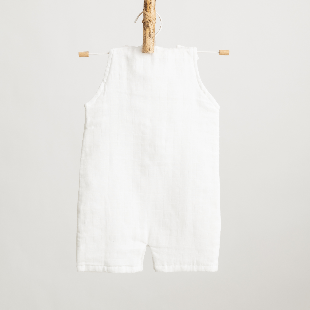 Zoey romper Grow Green Double Layer Muslin Romper/Jumpsuit/Playsuit