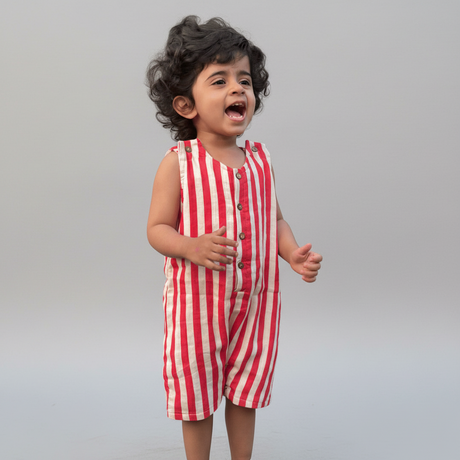 Zoey romper Lolly Pop - Double Layer Muslin Romper