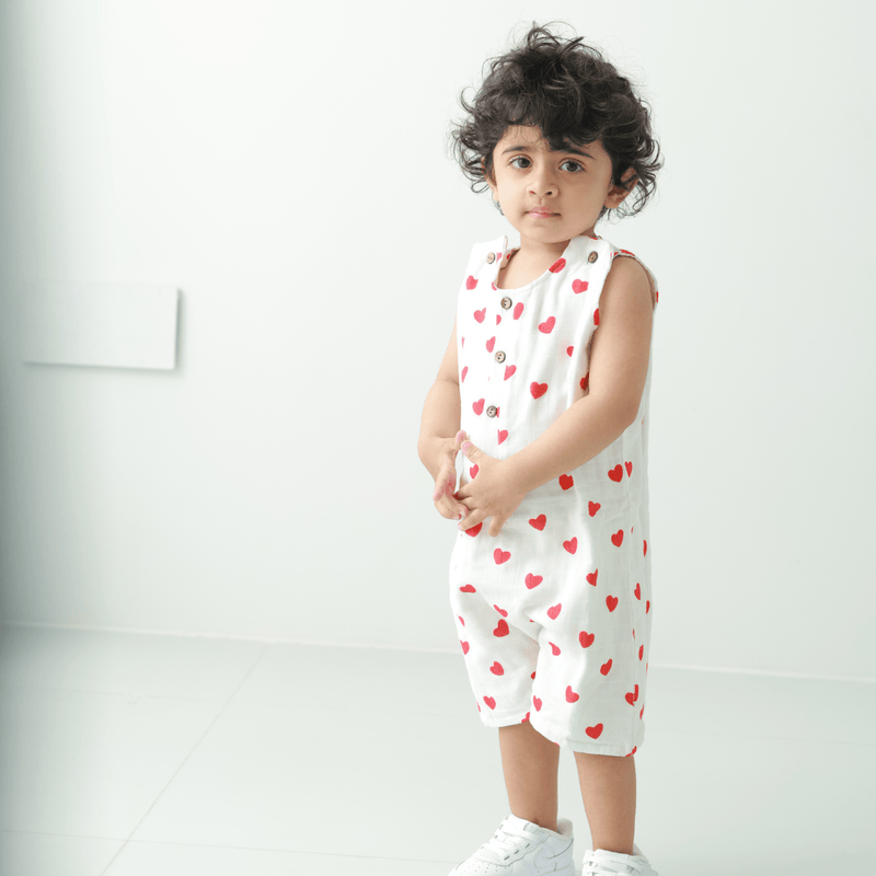 Zoey romper My Love - Double Layer Muslin Romper