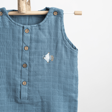 Zoey romper Nemo Whirl Double Layer Muslin Romper/Jumpsuit/Playsuit