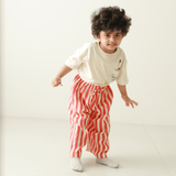 Zoey romper Zoey Everyday Pants - Candy Stripes (Muslin Cotton)