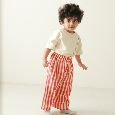 Zoey romper Zoey Everyday Pants - Candy Stripes (Muslin Cotton)