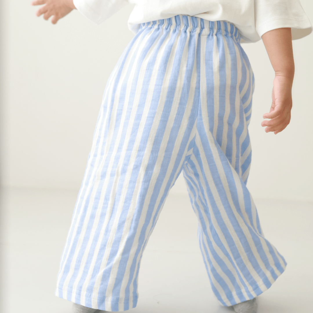 Zoey romper Zoey Everyday Pants - Sky Pie (Muslin Cotton)