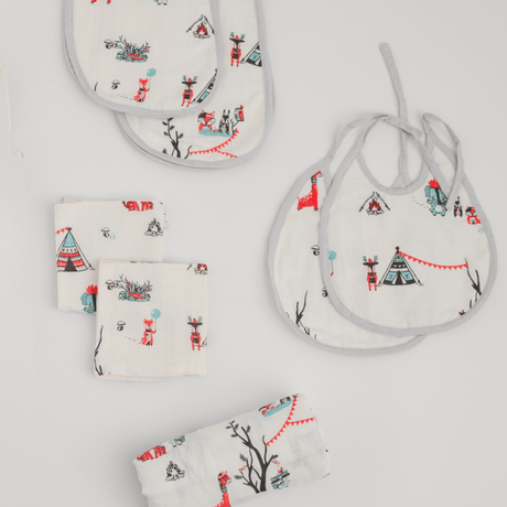 Zoey save on combos Bohemian Muslin Essential Combo + Custom Bunny Bag