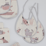 Zoey save on combos Woofles & Purrito Muslin Essential Combo + Custom Bunny Bag