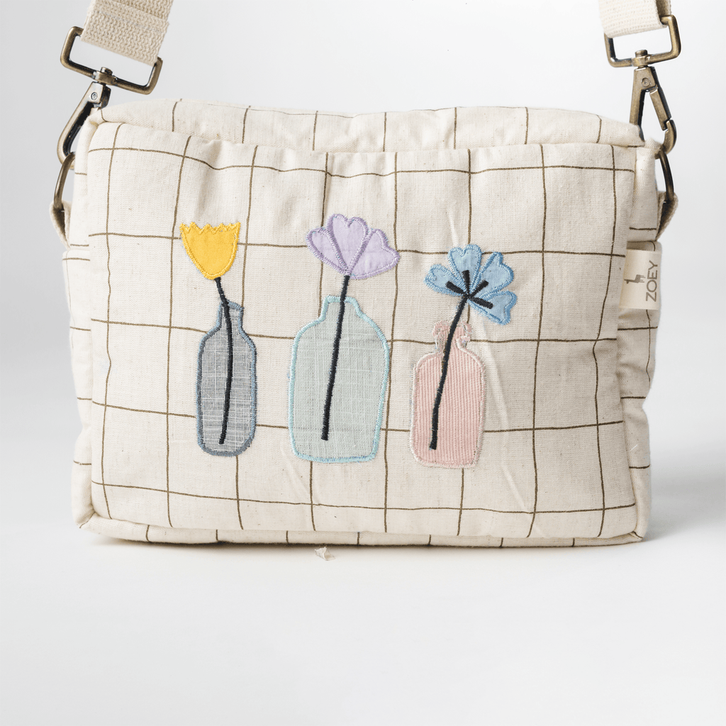 Zoey sling bag Little Spring Cotton Sling Bag (Handcrafted Patchwork)