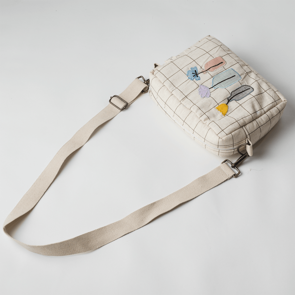 Zoey sling bag Little Spring Cotton Sling Bag (Handcrafted Patchwork)