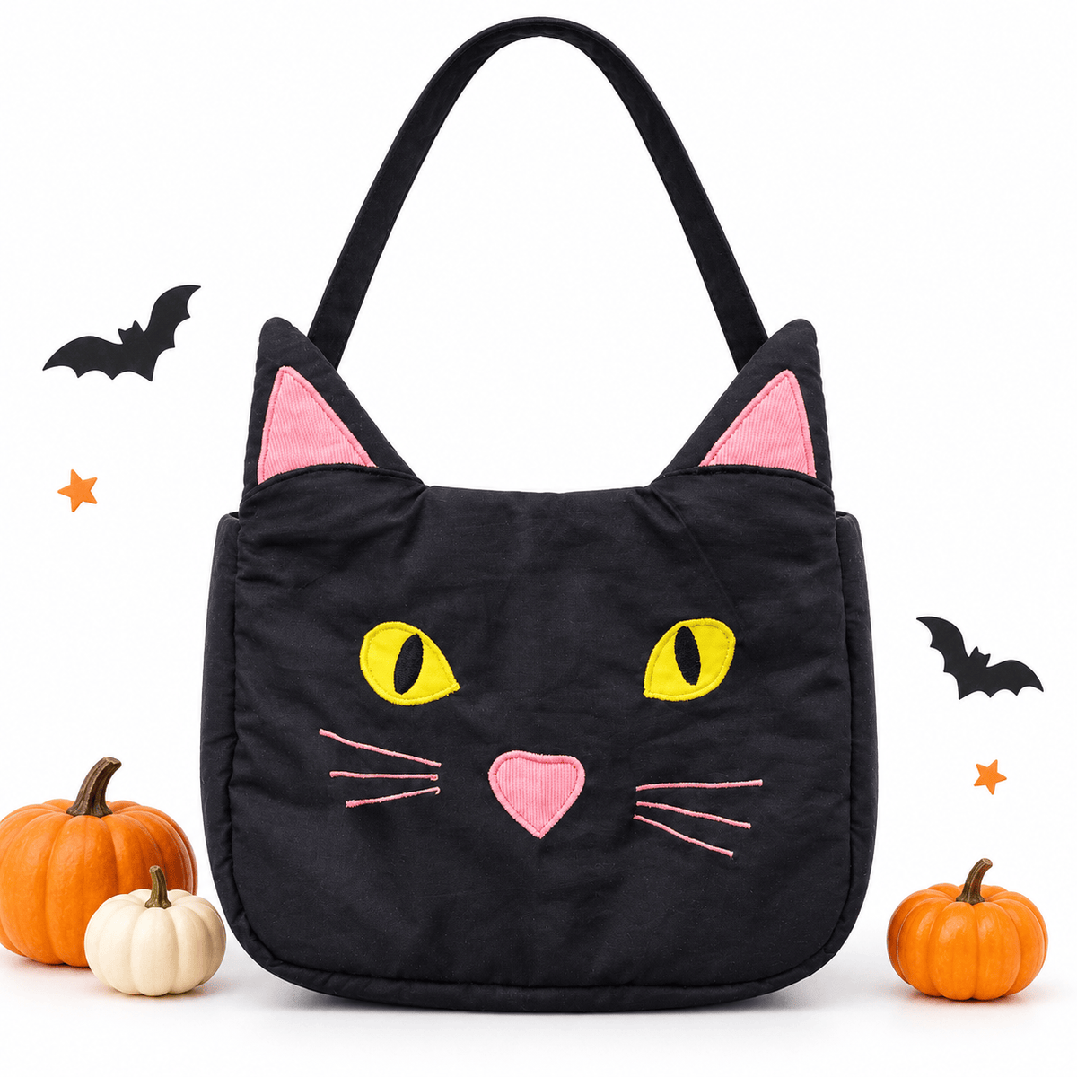 Zoey storage bin Black Cat Trick-or-Treat Basket